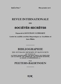 R.i.s.s. grise , bibliographie de peeters-baertsoen