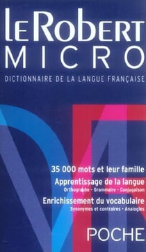 Le robert micro poche