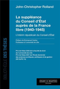 La suppléance du Conseil d'État auprès de la France libre (1940-1945) : L'intérim républicain du Conseil d'État