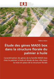 Etude des genes mads box dans la structure florale du palmier a huile
