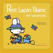 Petit lapin blanc en vacances