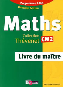 Mathématiques - cm2 - livre du maître