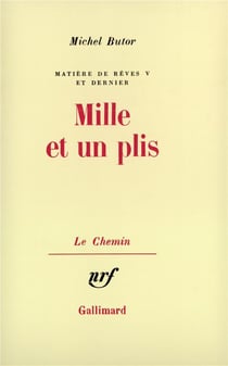 Matière de rêves, V et dernier : Mille et un plis