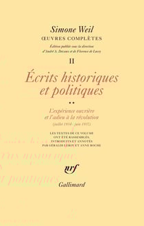 Oeuvres complètes tome 2 - écrits historiques et politiques tome 2