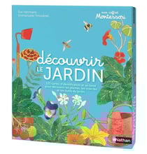 Mon coffret Montessori : Découvrir le jardin : 120 cartes d'identification et un livret pour découvrir les plantes, les insectes et les outils du jardin