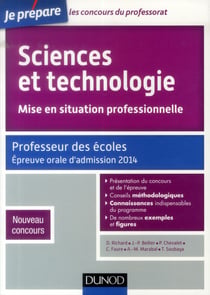 Je prépare - sciences et technologie - mise en situation professionnelle - professeur des écoles - épreuve orale d'admission 2014