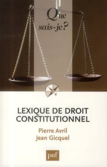 Lexique de droit constitutionnel (4e édition)