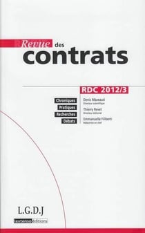 Revue des contrats