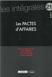 Les pactes d'affaires (édition 2021)