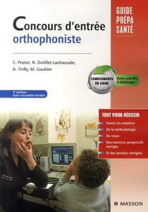 Concours d'entrée orthophoniste (3e édition)