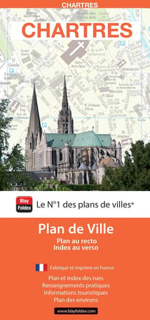 Chartres : Plan de ville (édition 2025)