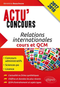 Actu' concours : Relations internationales - cours et QCM - concours 2017-2018