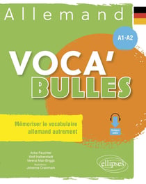 Voca' bulles : Allemand : mémoriser le vocabulaire allemand autrement - A1-A2
