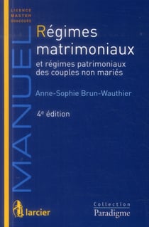Régimes matrimoniaux et régimes patrimoniaux des c