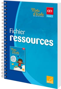 MOTS D'ECOLE CE1-FICHIER RESSOURCES