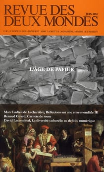 Revue des deux mondes : l'avenir du papier