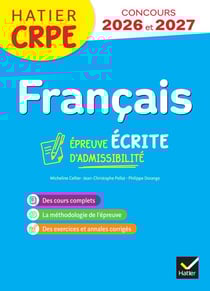 Français - CRPE - Épreuve écrite d'admissibilité (édition 2025/2026)
