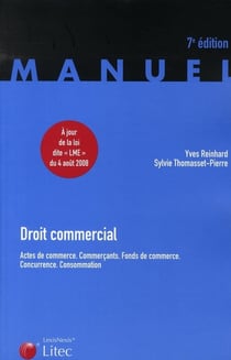 Manuel de droit commercial (7e édition)