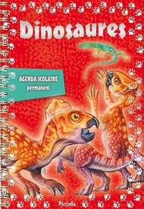 Agenda scolaire permanent dinosaures