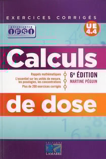 Calcul de dose (6e édition)
