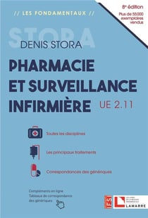 Pharmacie et surveillance infirmière - UE 2.11 (8e édition)