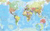 Poster monde politique papier (2e édition)