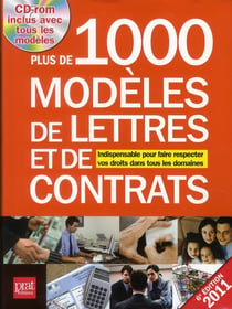 Plus de 1000 modèles de lettres et de contrats