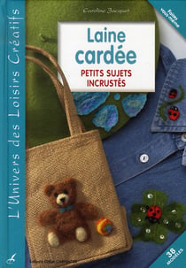 Laine cardée - petits sujets à incruster
