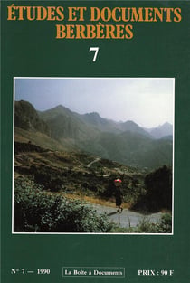 Études et documents berbères n.7 (édition 1990)
