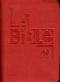 La Bible Parole de vie - Rouge, similicuir, souple, avec les deutérocanoniques