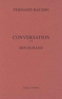 Conversation avec - ben durant