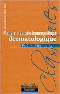 Matière médicale homéopathique dermatologique