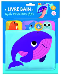 Livre bain qui éclabousse : Baleine