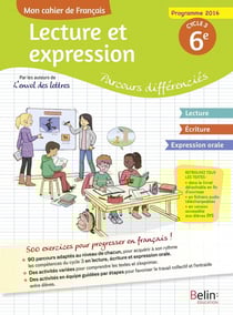 Cahier d'accompagnement personnalisé français 6e
