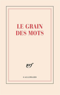 Carnet "Le grain des mots" (papeterie)