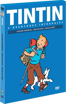 Tintin - 3 aventures - Vol. 6 : Tintin au Tibet + L'Affaire Tournesol + Coke en stock