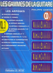 Les gammes de la guitare t.3 - solfège et tablatures