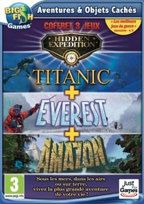 Hidden expedition triple pack (Titanic, Everest & Amazon)
