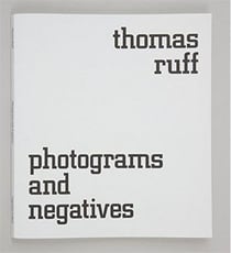 Thomas ruff photograms and negatives