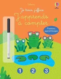J'apprends à compter - Je trace, j'efface Premiers apprentissages