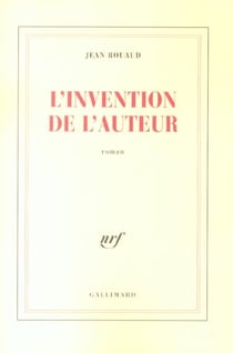 L'Invention de l'auteur