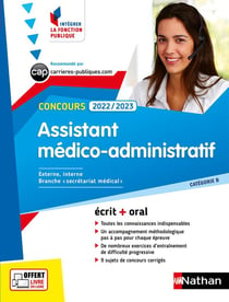 Concours assistant médico-administratif : catégorie B (édition 2020/2021)