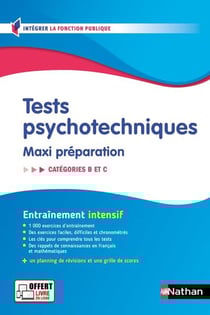 Tests psychotechniques - Maxi préparation - Catégories B et C (édition 2025)