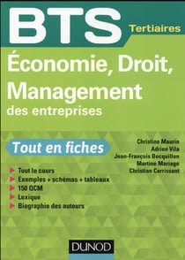 Économie, droit, management des entreprises - BTS
