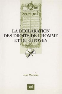 La déclaration des droits de l'homme et du citoyen (4e édition)