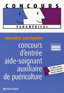Annales - aide soignant, auxiliaire de puériculture