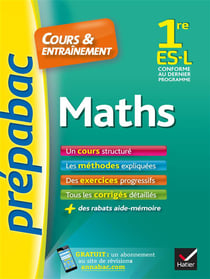 Prépabac cours & entraînement - maths - 1ère es, l