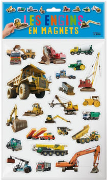 Mes magnets en photos - les engins