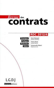 Revue des contrats