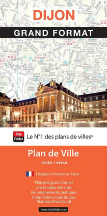 Dijon : Grand format : Plan de ville (édition 2025)